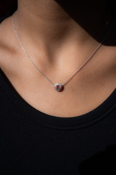 Pink Tourmaline Necklace
